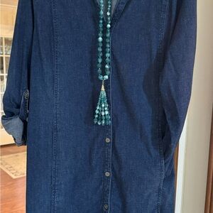 J Jill demin dress, size large